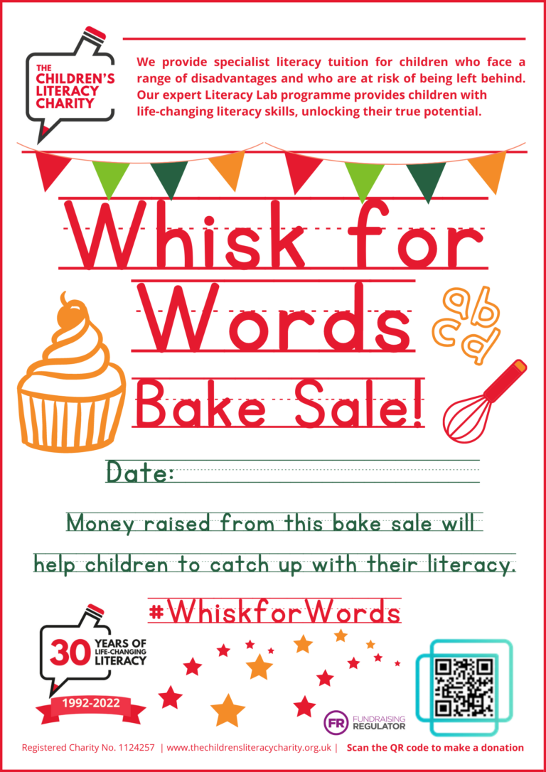 Fundraise The Children's Literacy Charity